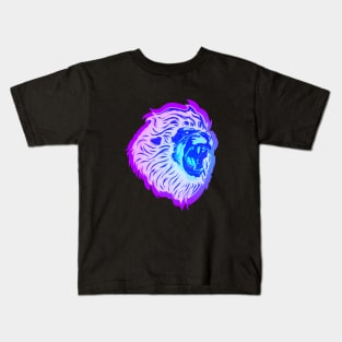 Ice Lion Roaring Kids T-Shirt
